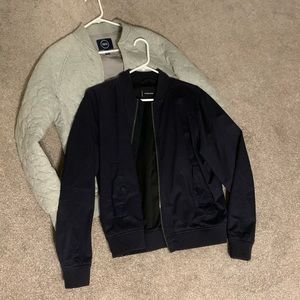 Jackets (Bomber, set of 2), navy, grey, small